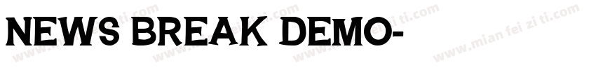 News break Demo字体转换